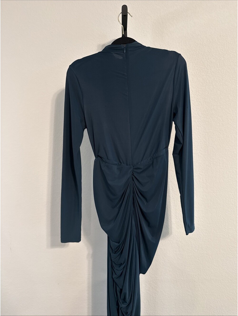 RONNY KOBO Sera Jersey Front Ruching Midi Dress Sz: LRG (flaw) - Picture 8 of 15